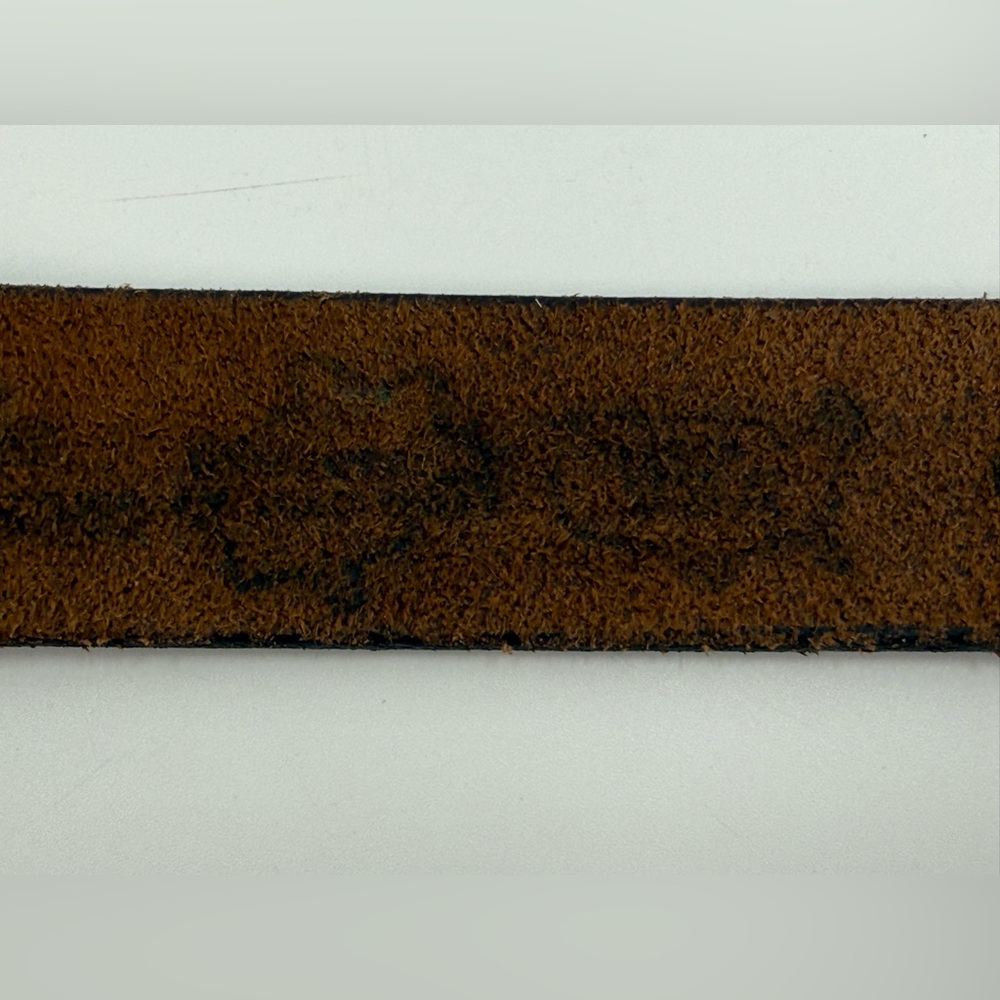 Vintage Men’s Brown Leather Belt 42 - Picture 6 of 9
